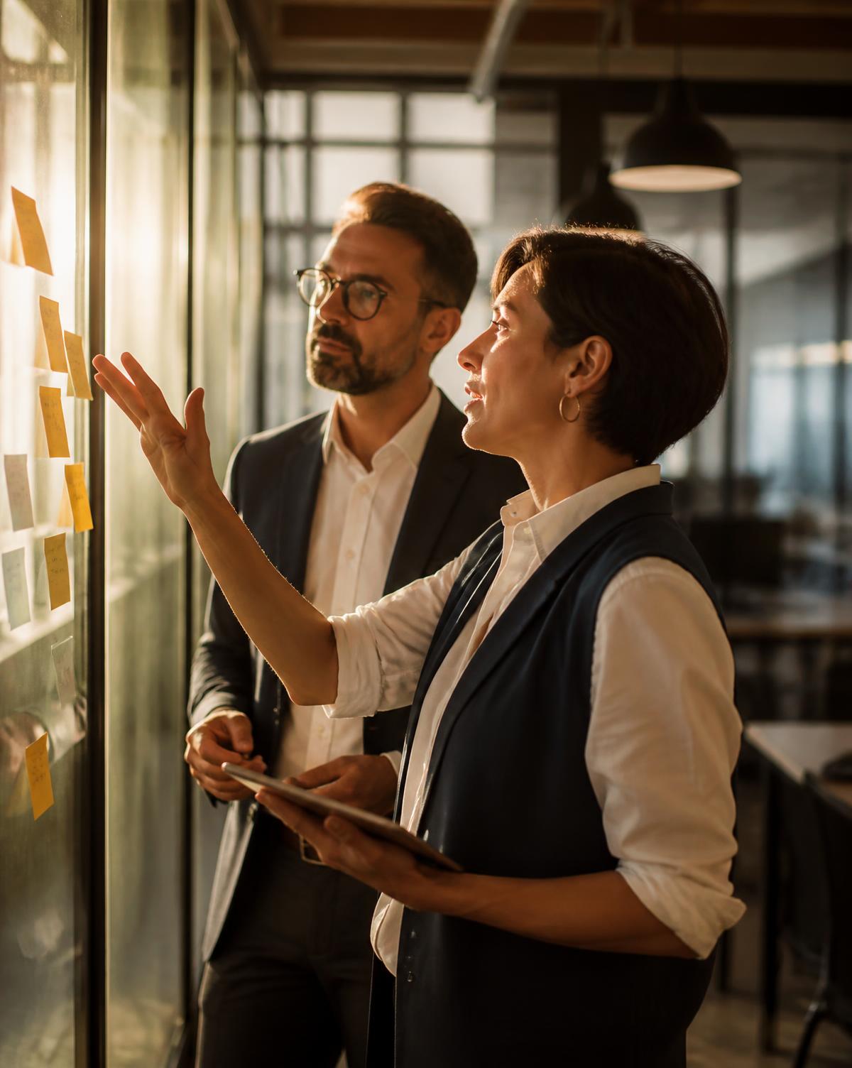 Managers en train de faire grandir leur équipe