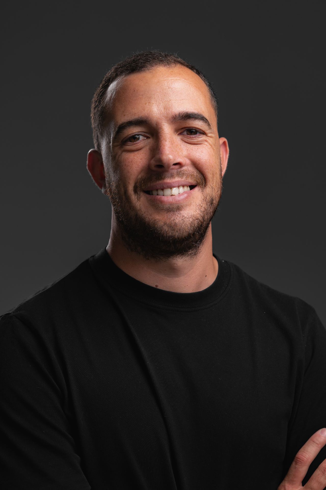 Mathias Bertil sur le plateau de Forbes